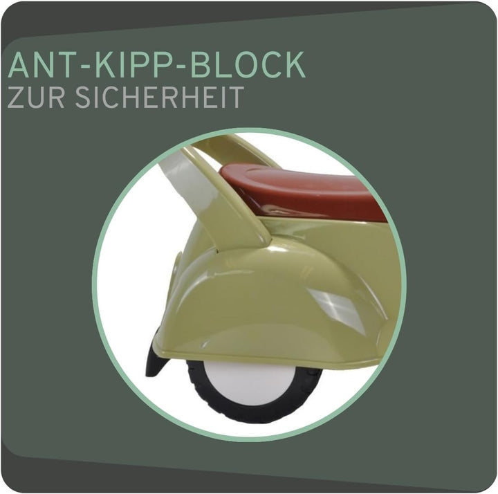 Bandits & Angels Retro Rutscher ab 1 Jahr (Retro Grün), Retro Grün