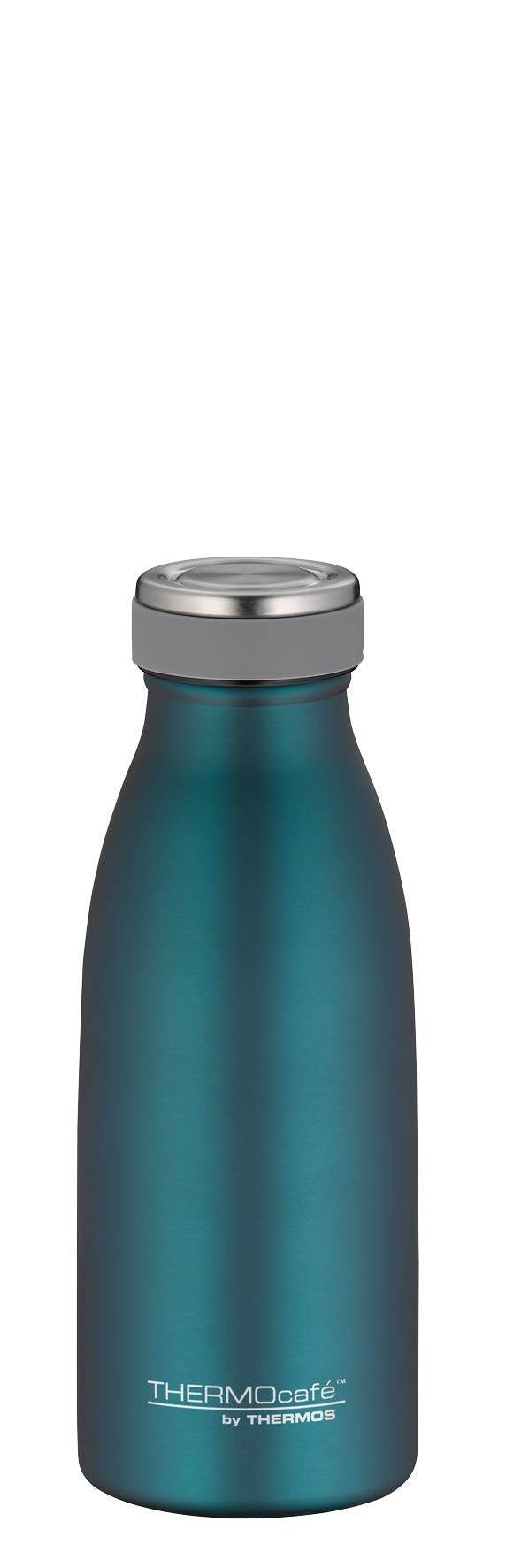 THERMOcafé by THERMOS, Borraccia termica, thermos isolante per bevande 0,35 l Mat Teal 350 ml Teal,