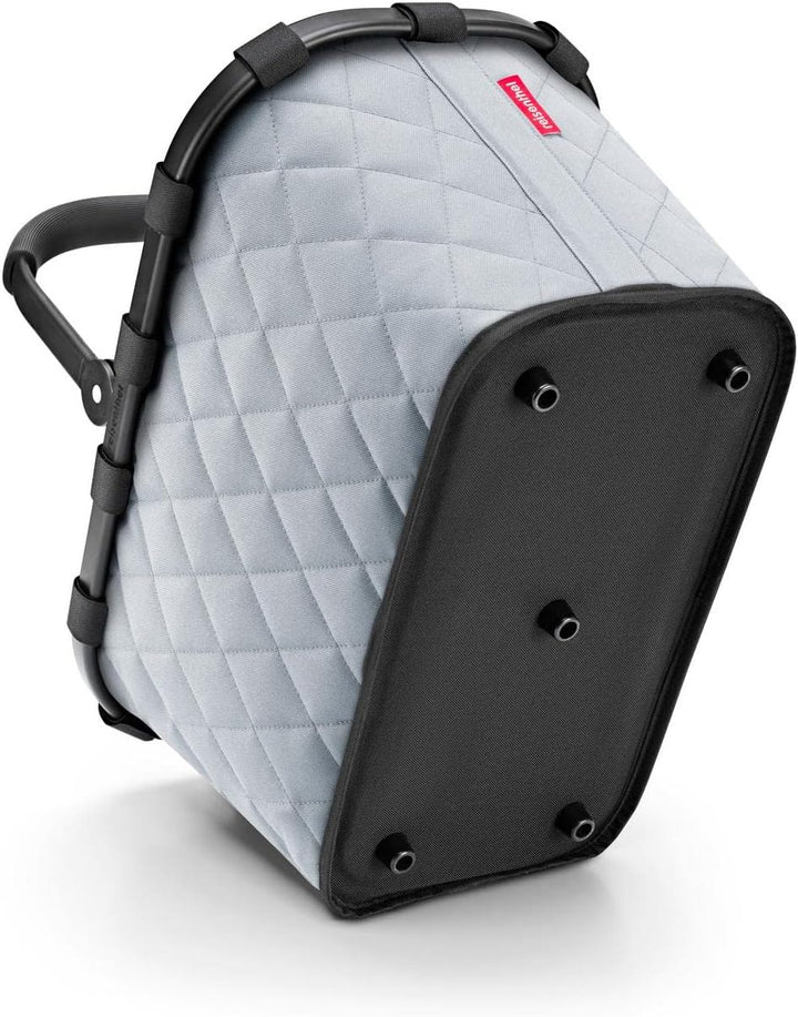 reisenthel carrybag frame rhombus light grey – Stabiler Einkaufskorb mit viel Stauraum und praktisch