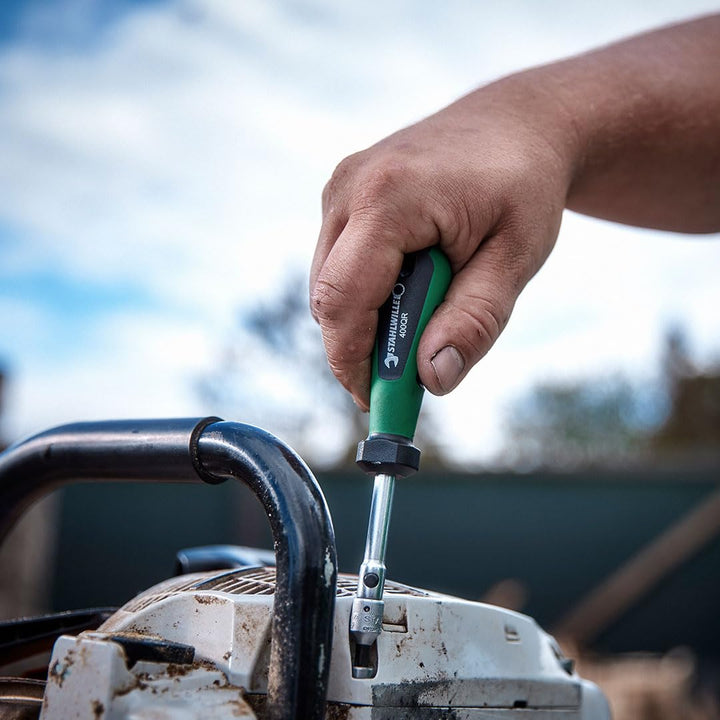 STAHLWILLE 1/4“ Steckschlüsselsatz 38-tlg. | mit QR-Ratsche, Verlängerung, TORX Nuss l Made in Germa