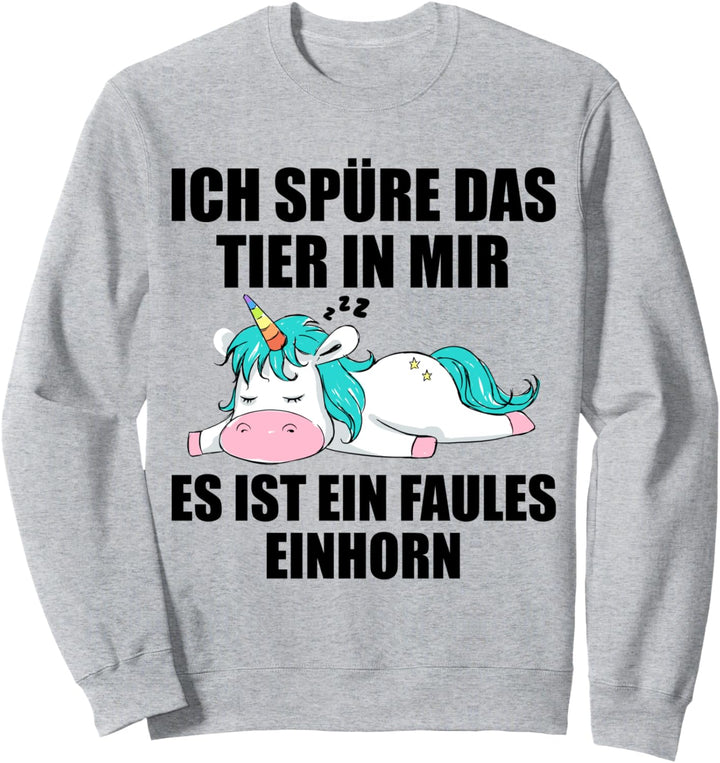 Lustiger Spruch Einhorn Mitarbeiterin Arbeitskollege Büro Sweatshirt