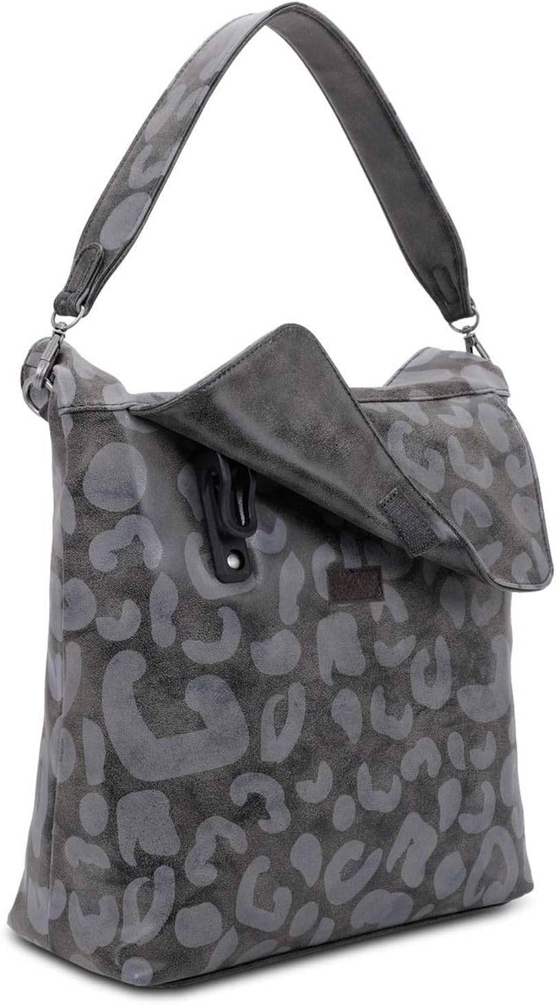Fritzi aus Preussen Damen Bike01 Leo Black Idol Schultertasche