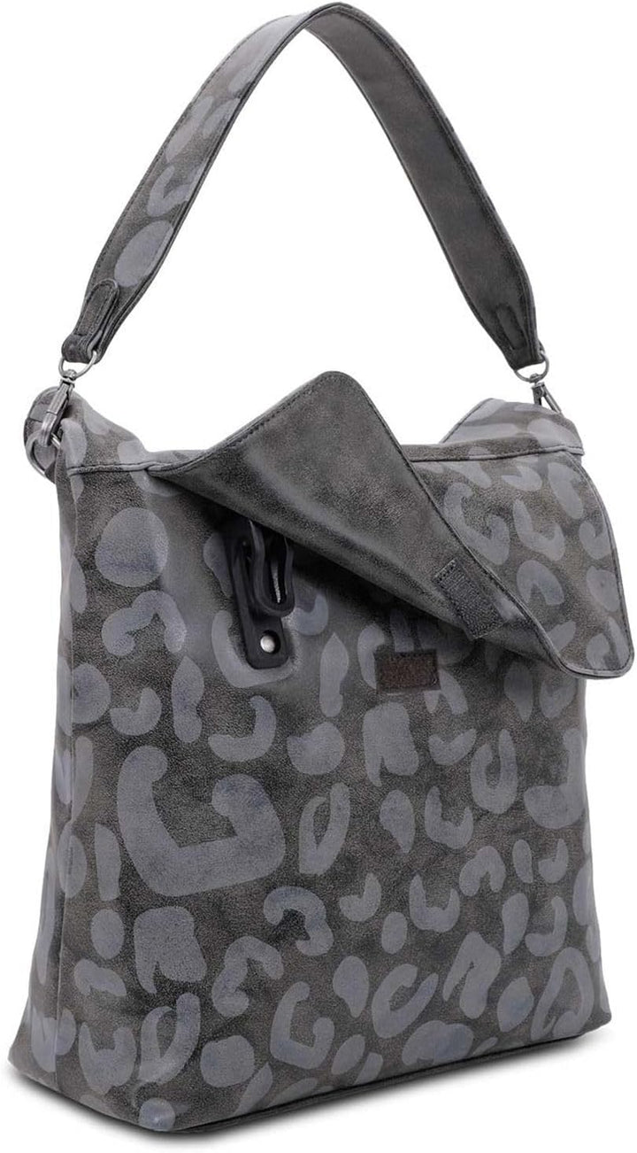 Fritzi aus Preussen Damen Bike01 Leo Black Idol Schultertasche
