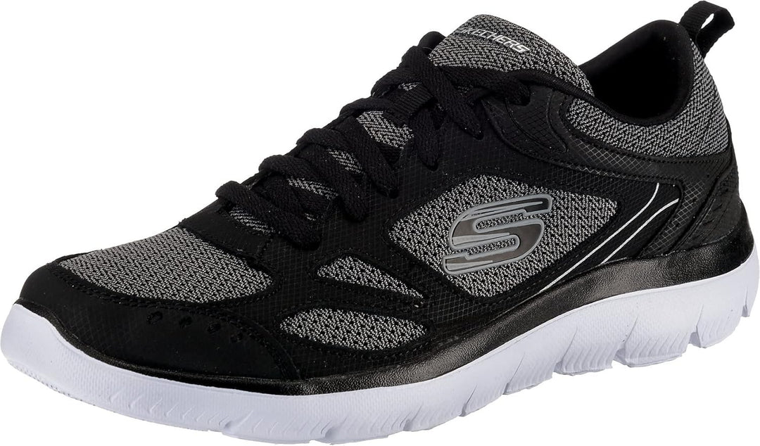 Skechers Herren Summits-South Rim Training, Sports Shoes, 41 EU Black White Bkw