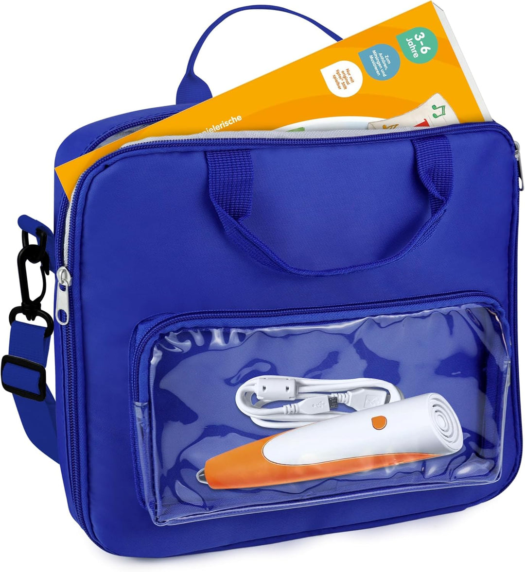 Tablet Tasche für Edurino Figur und Stift, Kompatibel mit 8 bis 10 Zoll Kinder Tablet, Tasche für Ti