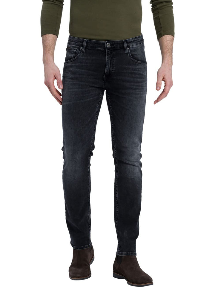Cross Herren Damien Slim Jeans 29W / 32L Schwarz, 29W / 32L Schwarz