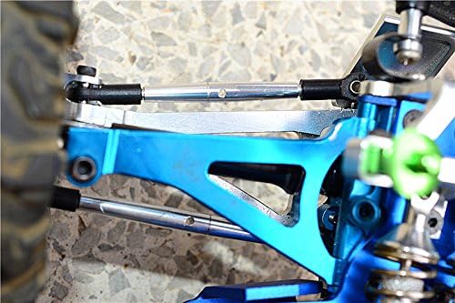 GPM for Traxxas 1/16 Mini E-Revo, Mini Summit Aluminum Completed Tie Rod - 9 Pcs Red