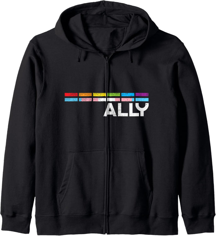 LGBT Transgender Ally Transsexual Trans Pride Flag Kapuzenjacke