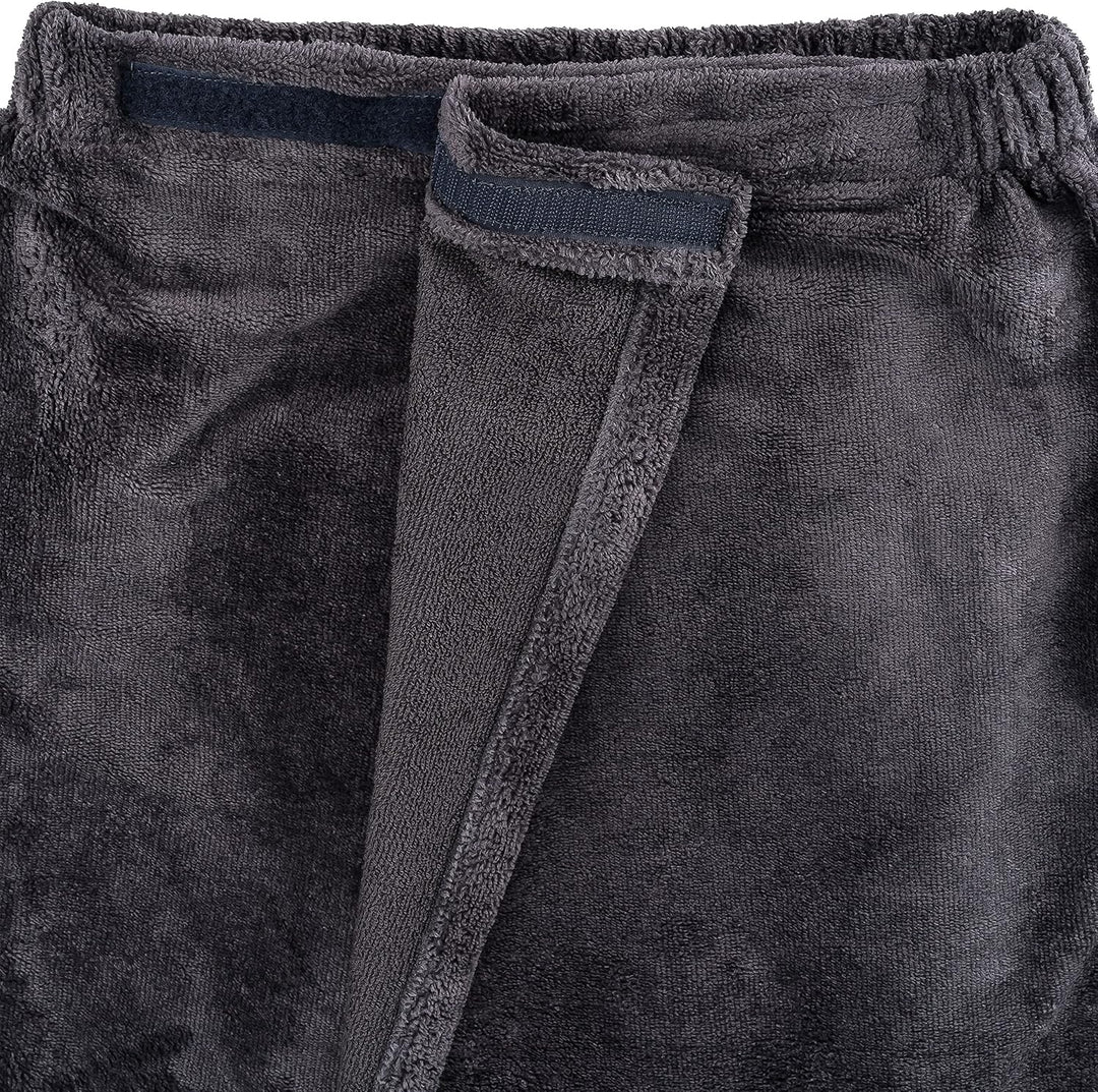Floringo Luxus Saunakilt/Sauna-Kilt Twin-Star Damen mit Klettverschluss und aufgesetzter Tasche - Sc