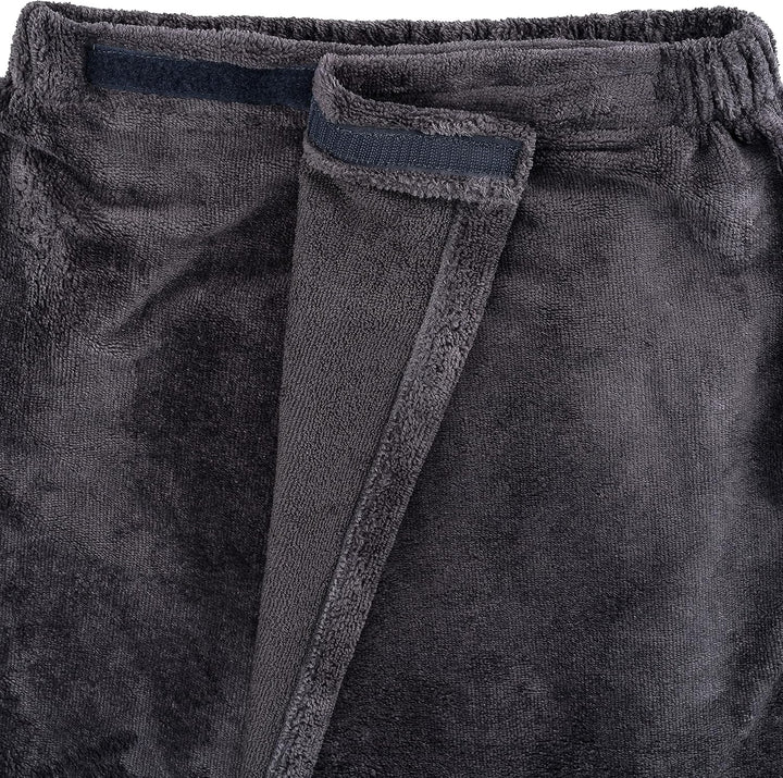 Floringo Luxus Saunakilt/Sauna-Kilt Twin-Star Damen mit Klettverschluss und aufgesetzter Tasche - Sc