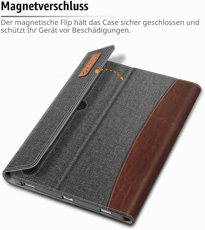 Fintie Hülle für Samsung Galaxy Tab S8 Plus 2022/S7 FE 2021/S7 Plus 2020 12.4 Zoll, Multi-Winkel Bet