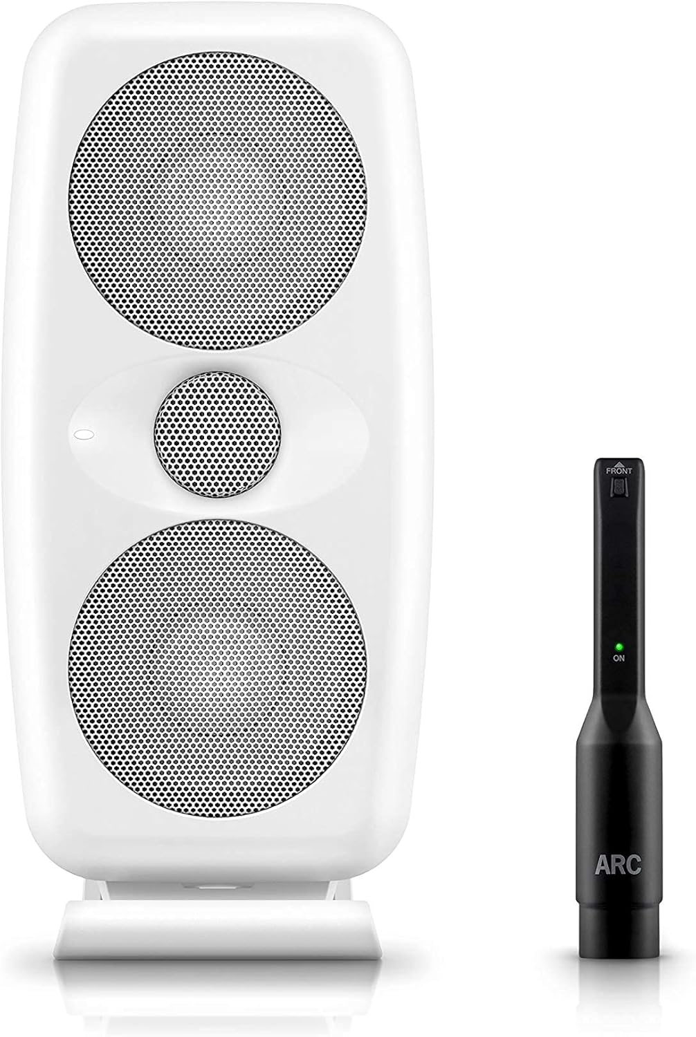 IK Multimedia iLoud MTM - High-resolution compact studio monitor speaker (Single), Weiss