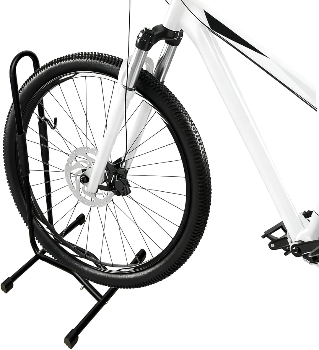 Fahrrad, Fahrradständer, Vertikaler Fahrradhalterung für die Garage, Abnehmbar Reparaturständer, Pla