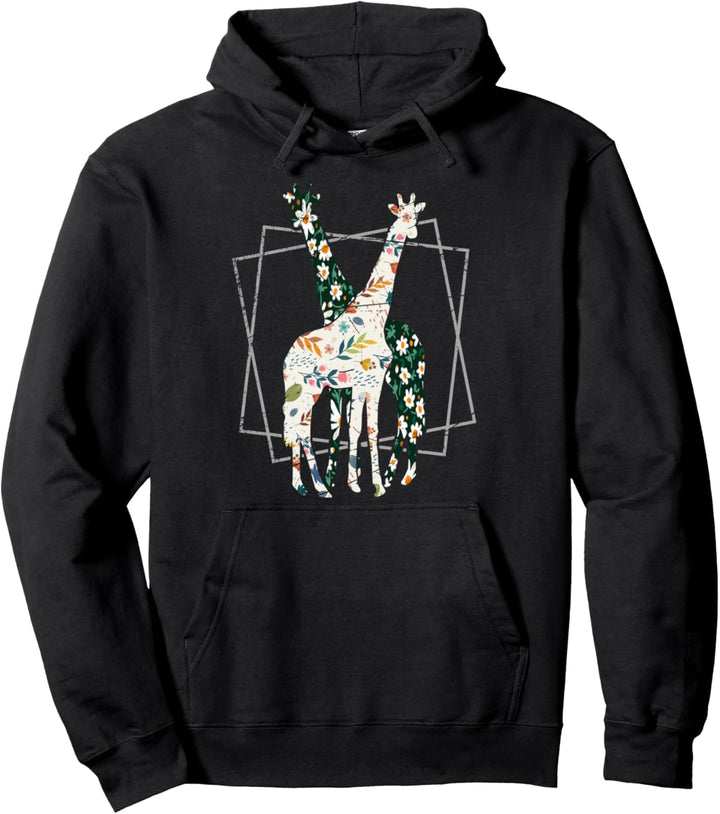 Vintage Giraffen Pullover Hoodie