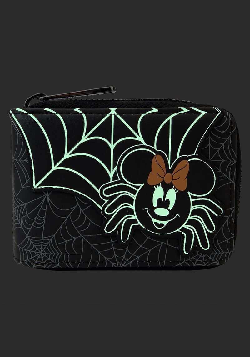 Loungefly Disney Minnie Mouse Spider Akkordeon Geldbörse, Schwarz, Einheitsgrösse, Geldbörse, Einhei