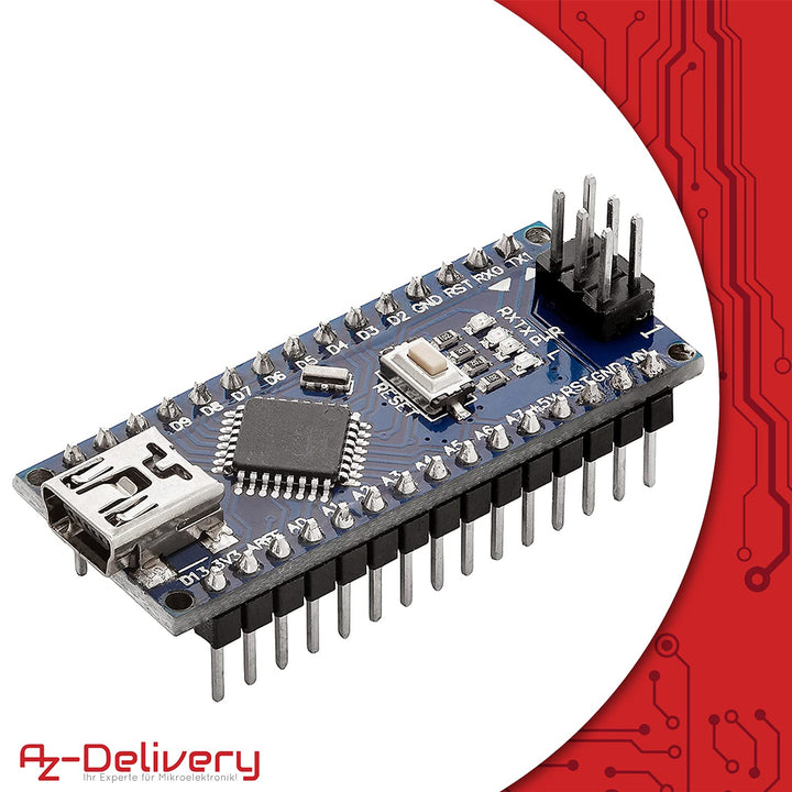 TonUINO Set (Mp3 Player, AZ-ATmega328-Board, RFID Kit und 13,56 MHz RFID Karten) kompatibel mit Ardu