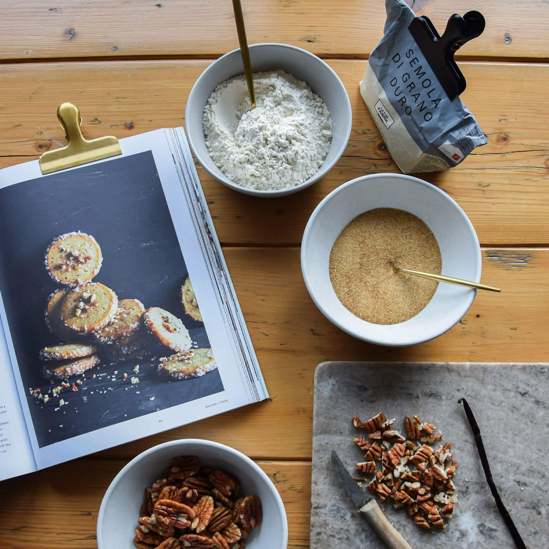 Design Verschlussclips für Lebensmittelbeutel, Tüten und Dokumente aus hochwertigem Edelstahl in Wei