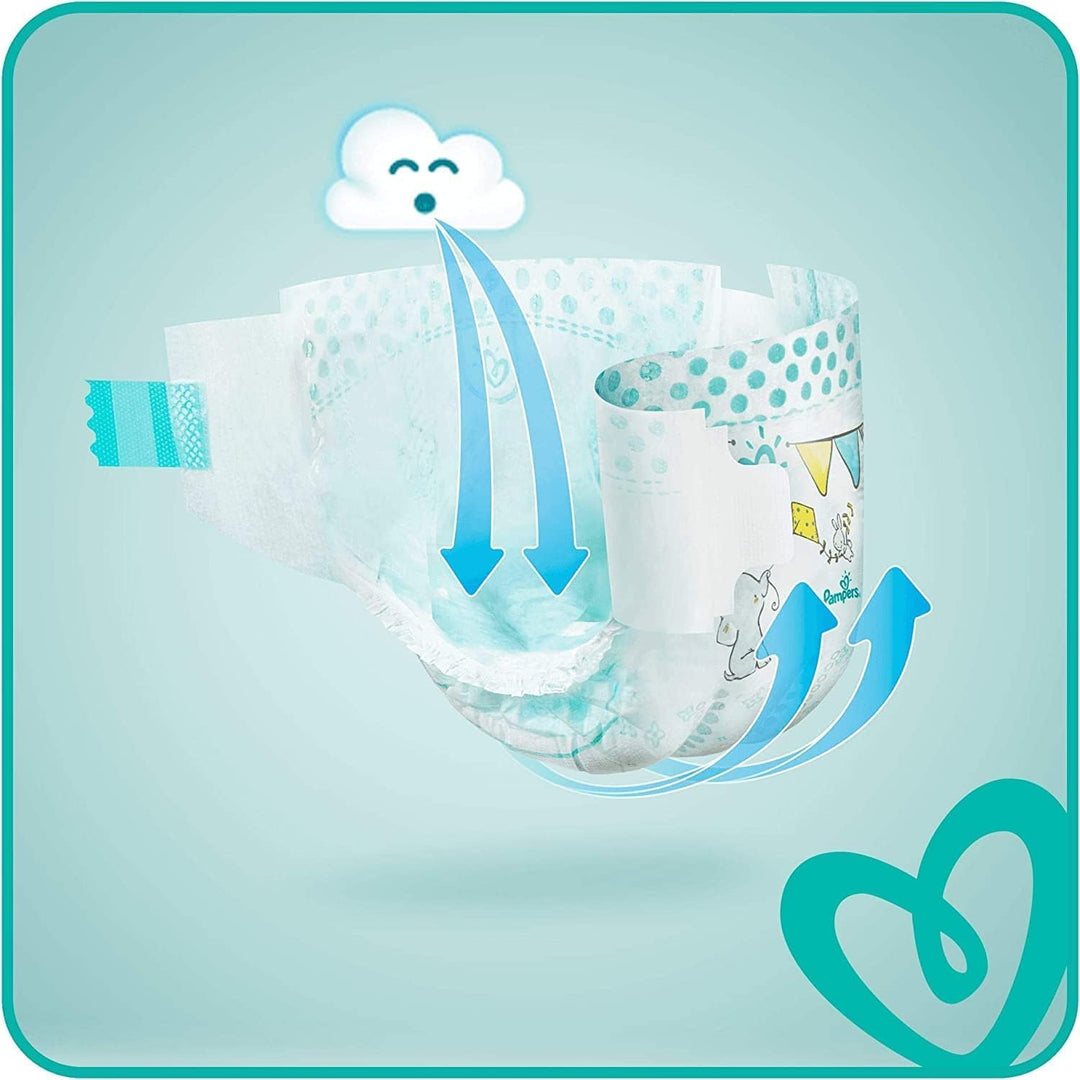 PAMPERS Baby Dry Grösse 3, 143 Windeln (6-10 kg)