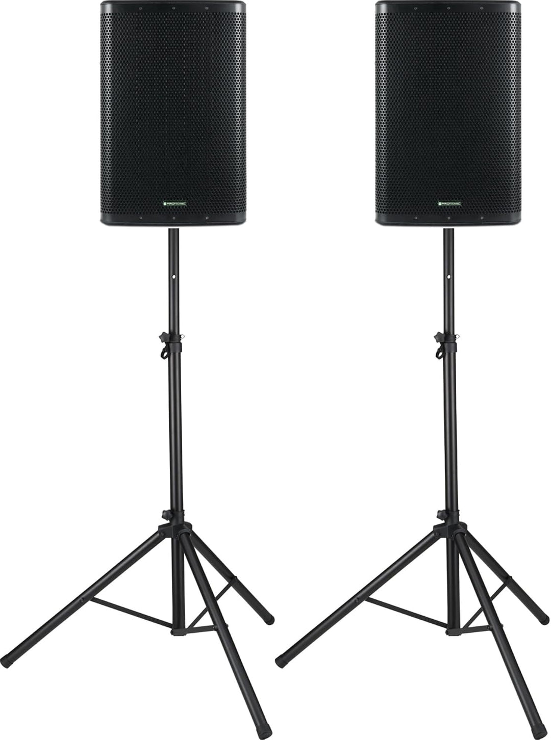 Pronomic C-215 MA Stative Set - Zwei aktive 2-Wege Boxen - Leistung: 2000 Watt - 15" Woofer + 1,75"
