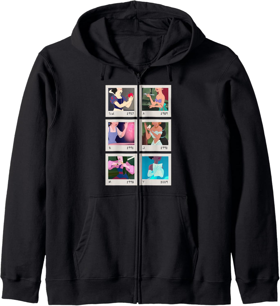 Disney Princess Retro Photographs Through The Years C1 Kapuzenjacke