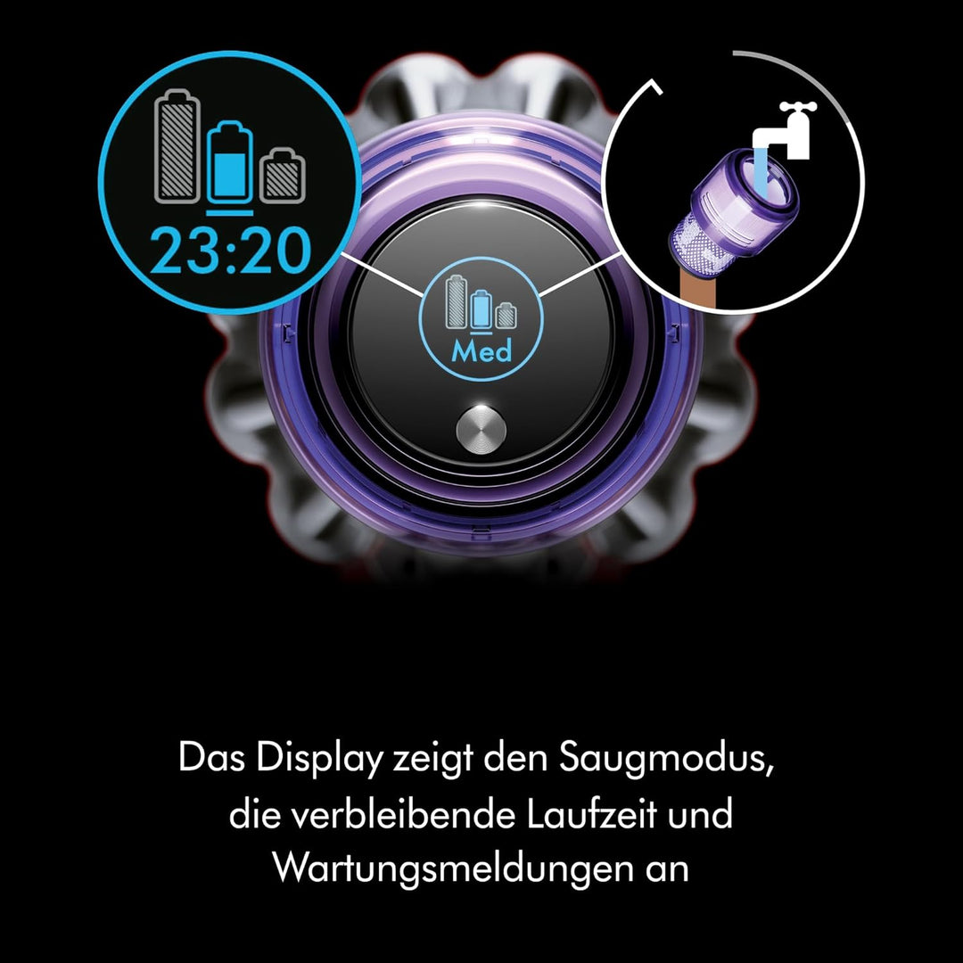 Dyson V11™ Extra Kabelloser Staubsauger, 185 Airwatt, 60 Minuten Laufzeit, Motorbar™ mit Haarentwirr