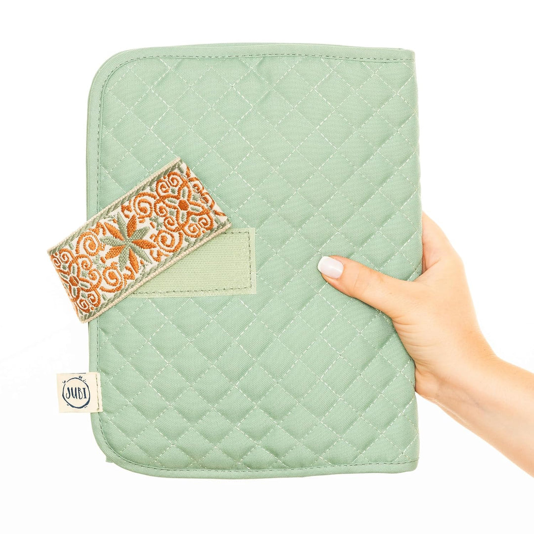 Jubi® Mint Windeltasche gesteppt mit Wickelunterlage für unterwegs mit extra viel Platz - Kleine Wic