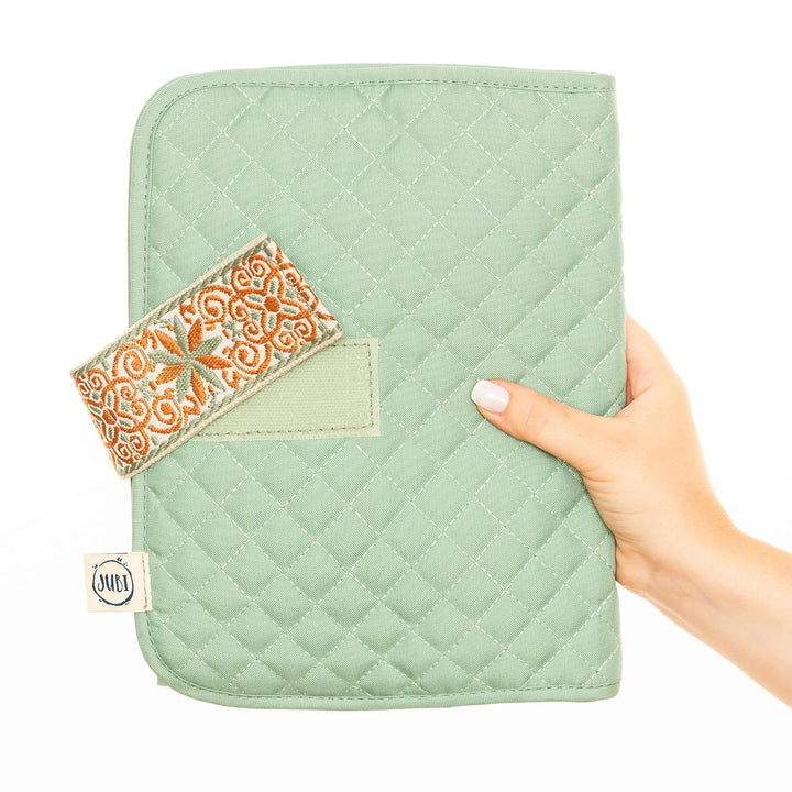 Jubi® Mint Windeltasche gesteppt mit Wickelunterlage für unterwegs mit extra viel Platz - Kleine Wic