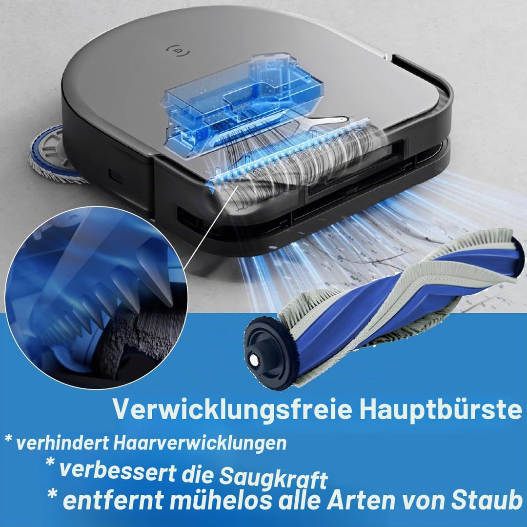 Zubehör für ECOVACS DEEBOT X5 Omni Saugroboter, Ersatzteile Set für ECOVACS X5 Pro mit 1 Hauptbürste