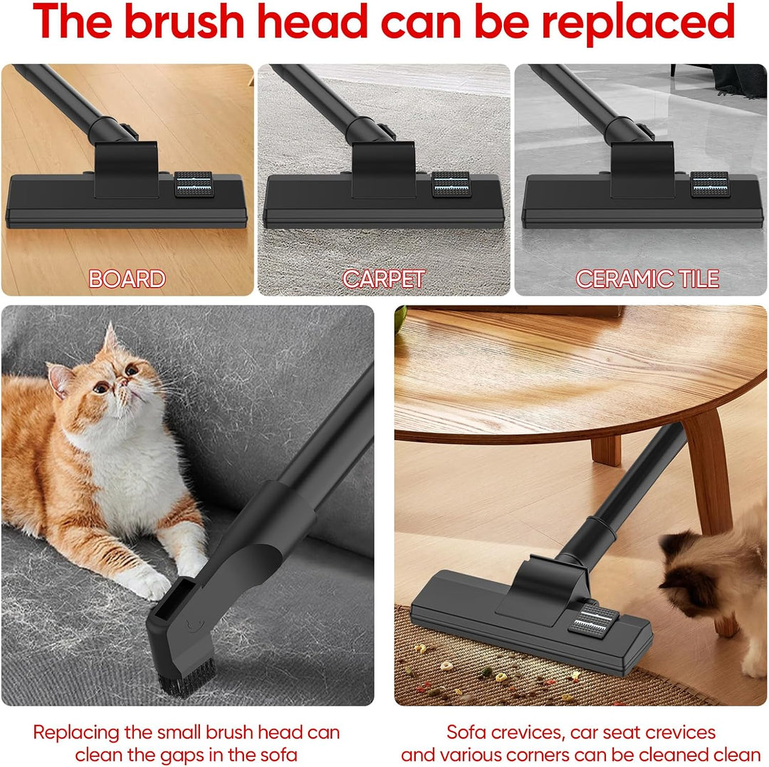 Staubsauger, 2000W Compact Staubsauger mit Beutel, Bodenstaubsauger mit HEPA Filtersystem, 4.5m Akti