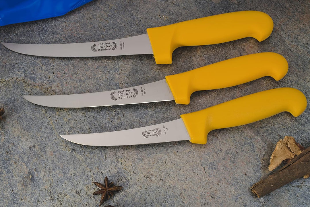 Ro-Da Schlachtermesser Set 4 4tlg. Ausbeinmesser Profi Qualität
