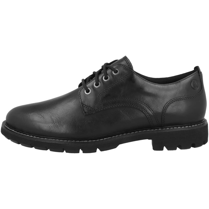 Clarks Herren Batcombe Tie Oxford 39.5 EU Black Leather, 39.5 EU Black Leather