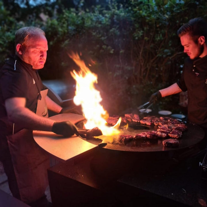 A. Weyck Tools Feuerplatte 80cm 5mm für Feuertonnen Grillplatte Plancha Grillring #02