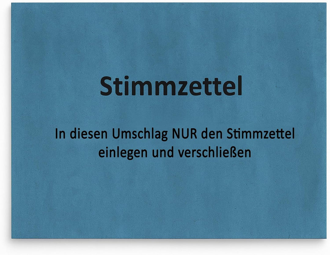 Betriebsratswahl – Innere Wahlumschläge C6 (162×114mm), Recyclingpapier 75g/m², nassklebend, ideal f