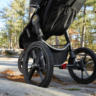 Baby Jogger Summit X3 Kinderwagen zum Joggen | zusammenklappbarer 3-Rad-Sportkinderwagen mit Handbre