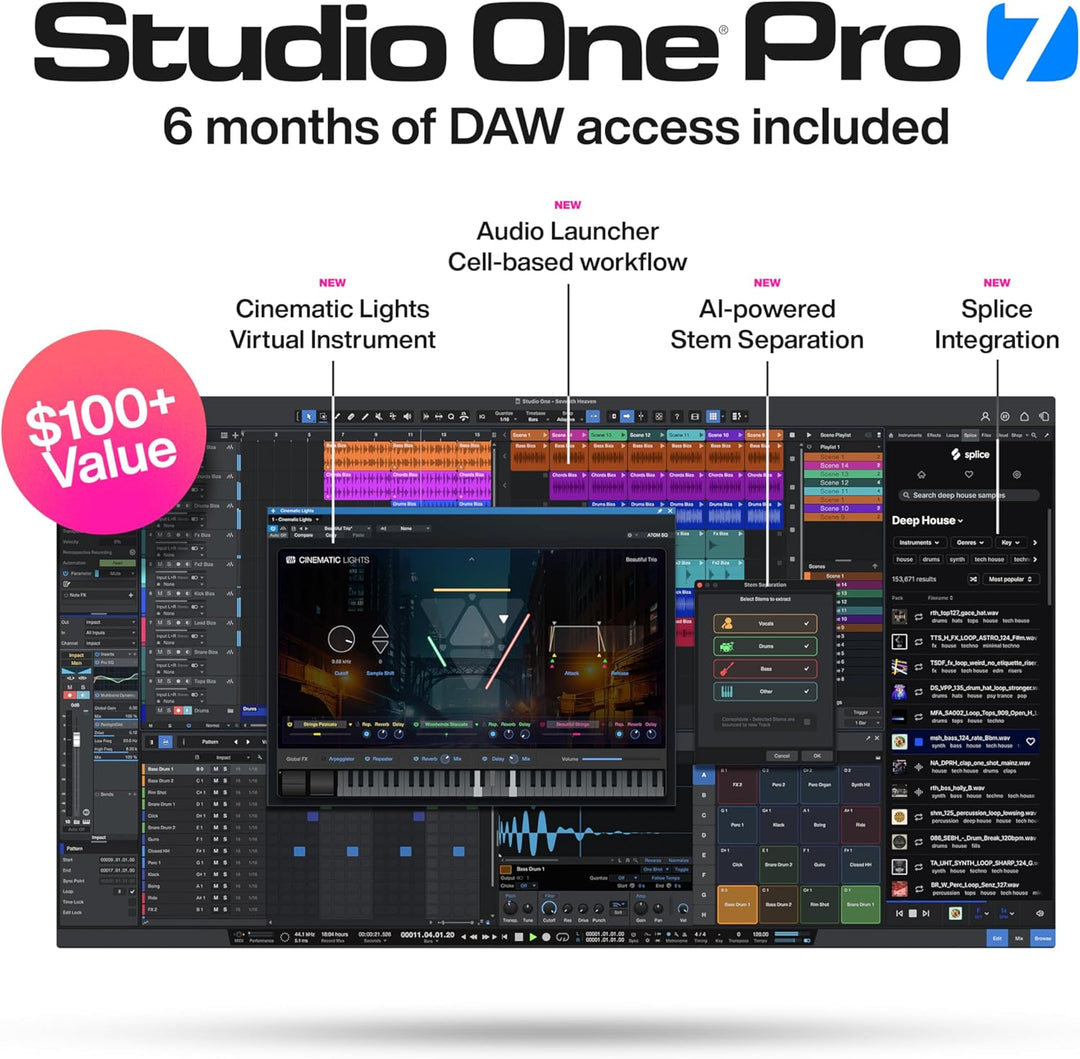 PreSonus Audio Interface, 25-jährige Jubiläumsausgabe, Streaming und Podcasting Audio Interface Audi