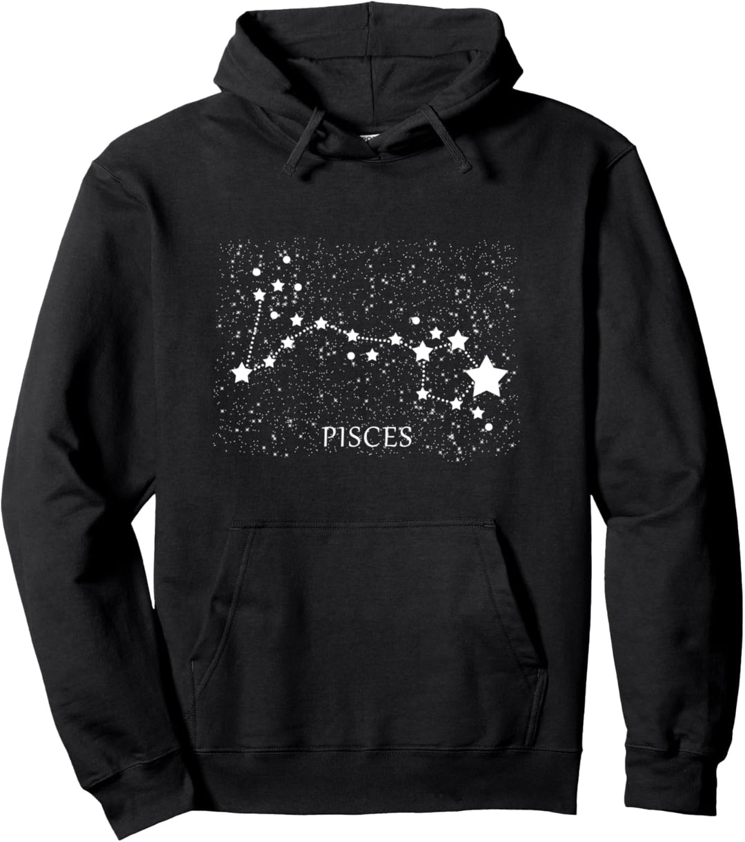 Geborener Fisch Horoskop Sternzeichen Astrologie Geburtstag Pullover Hoodie
