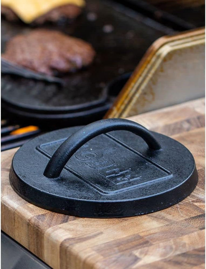 Lodge Burgerpresse, Gusseisen, 15,9 cm, Burgerpresse