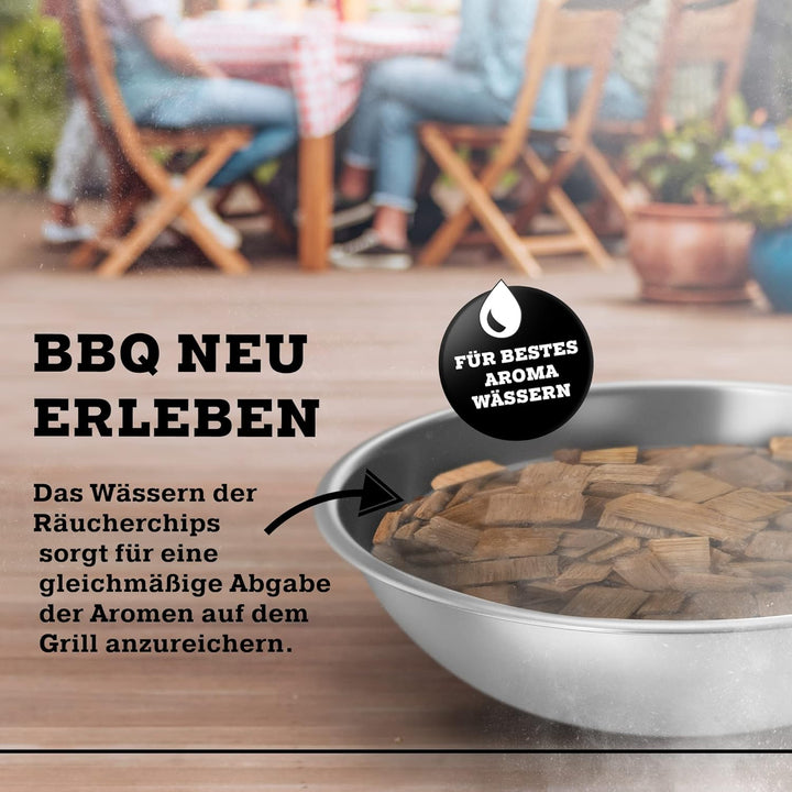 Schwarzwald Metzgerei Schaufler BBQ Räucherchips – BLACKFOREST Qualität – Raucharoma aus Fichte+Eich