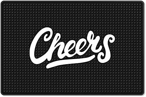 Cheers Bar-Matte für Arbeitsplatte, perfekte Bar-Dekoration, ideal für Barkeeper und Hausbar, auslau