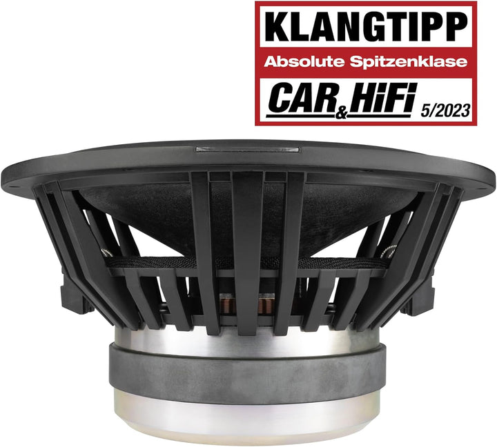 ETON Graphit 10-4 – High End 25 cm (10“) Doppel Schwingspulen Subwoofer, Basstreiber fürs Auto, Bass
