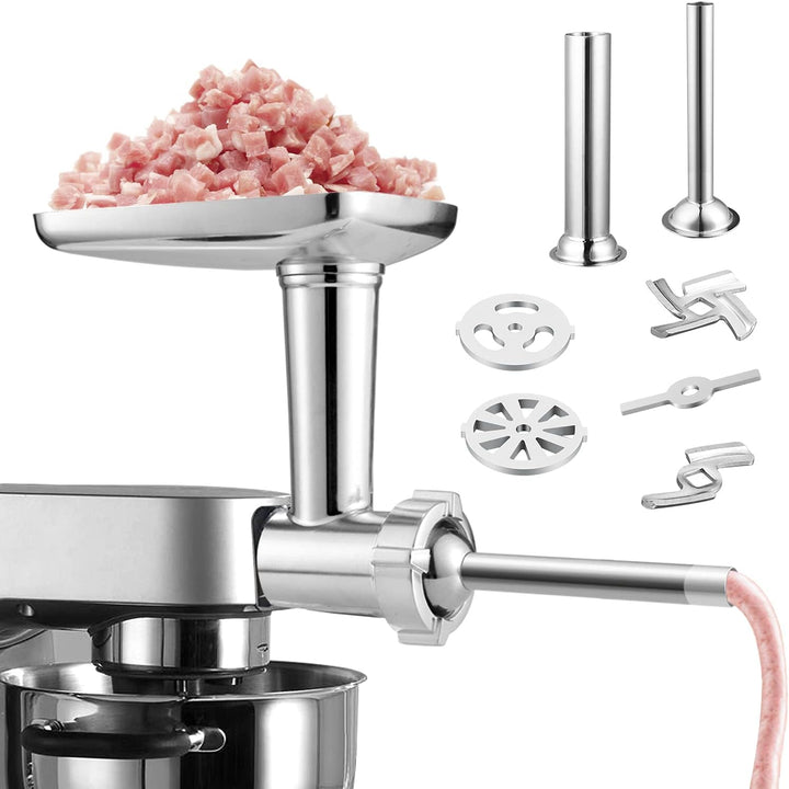 Gdrtwwh Fleischwolf Zubehör Geeignet für Kenwood alle Chef und kMix Küchenmaschine,mit 2 Wurstfüllro