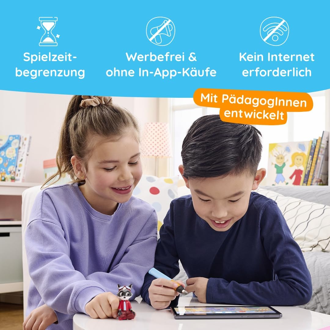 Edurino Starterset Robin Zahlen &amp; Mengen ab 4 Jahren inkl. Eingabestift | Zahlen 0-10 | Erstes Rechn