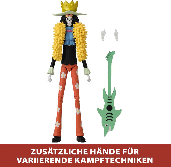 BANDAI – Anime Heroes - One Piece - Anime Heroes Figur 17 cm - Brook - 37006, Brook