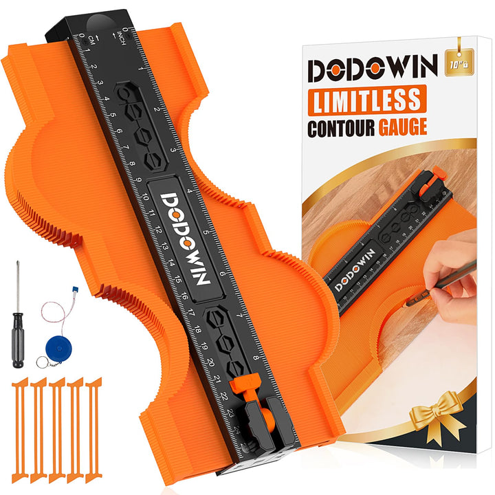 DODOWIN Konturenlehre 25cm Unbegrenzt Verbindbare, Weihnachtsgeschenke für Männer Vater, Konturenleh