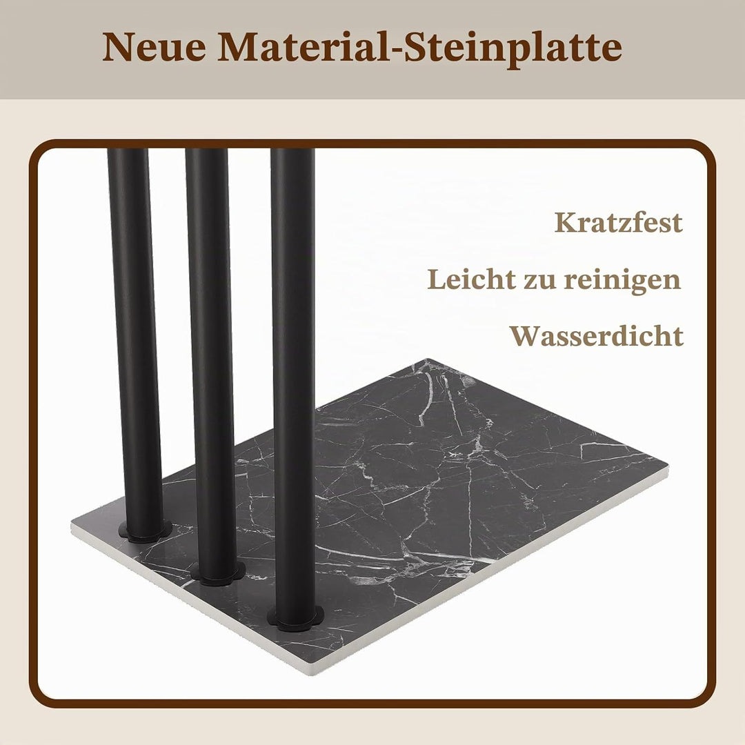 Yawinhe Handtuchhalter Stehend, Handtuchstange Halter, Handtuchständer Freistehend Edelstahl, mit 3