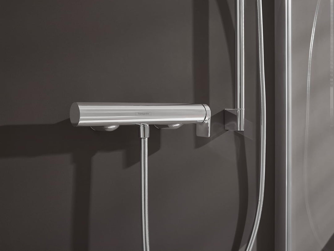 hansgrohe Wannenarmatur Vivenis, Aufputz Badarmatur, Chrom Chrom Dusche, Chrom Dusche