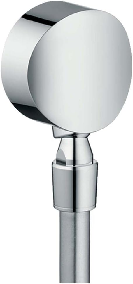 hansgrohe Fixfit S Schlauchanschluss mit Kugelgelenk, Chrom Chrom mit Rückflussverhinderer Kugelgele