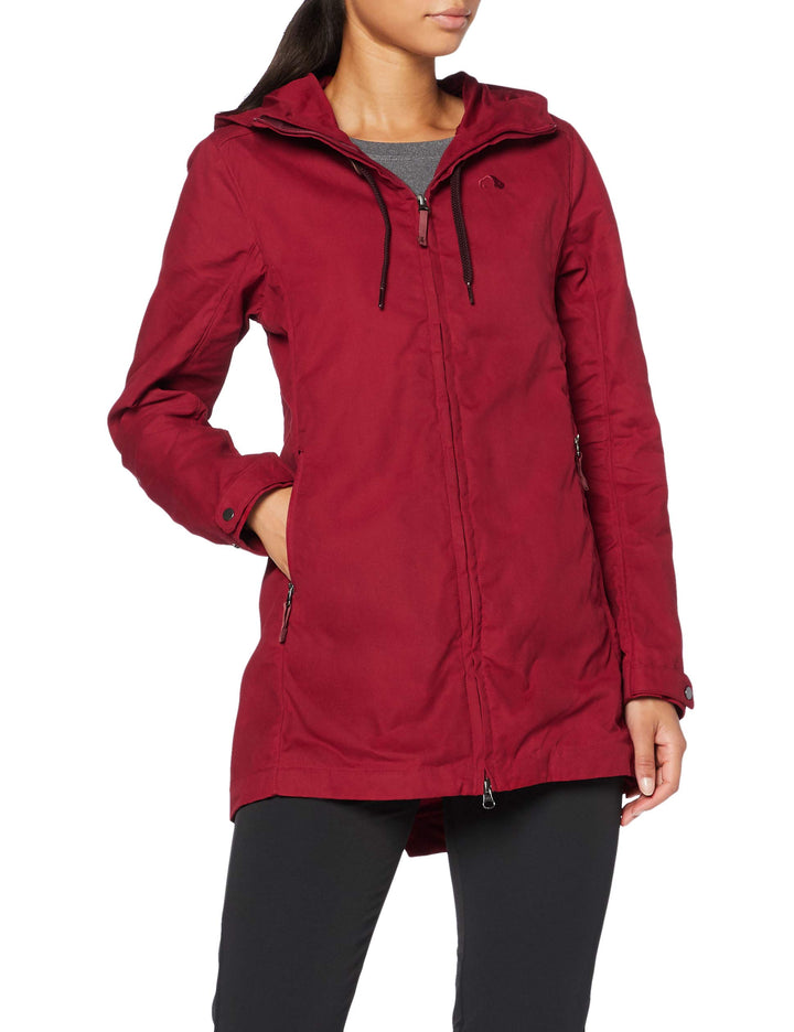 Tatonka Damen Vinjo W's Hooded Coat Jacke, Lava red, Women