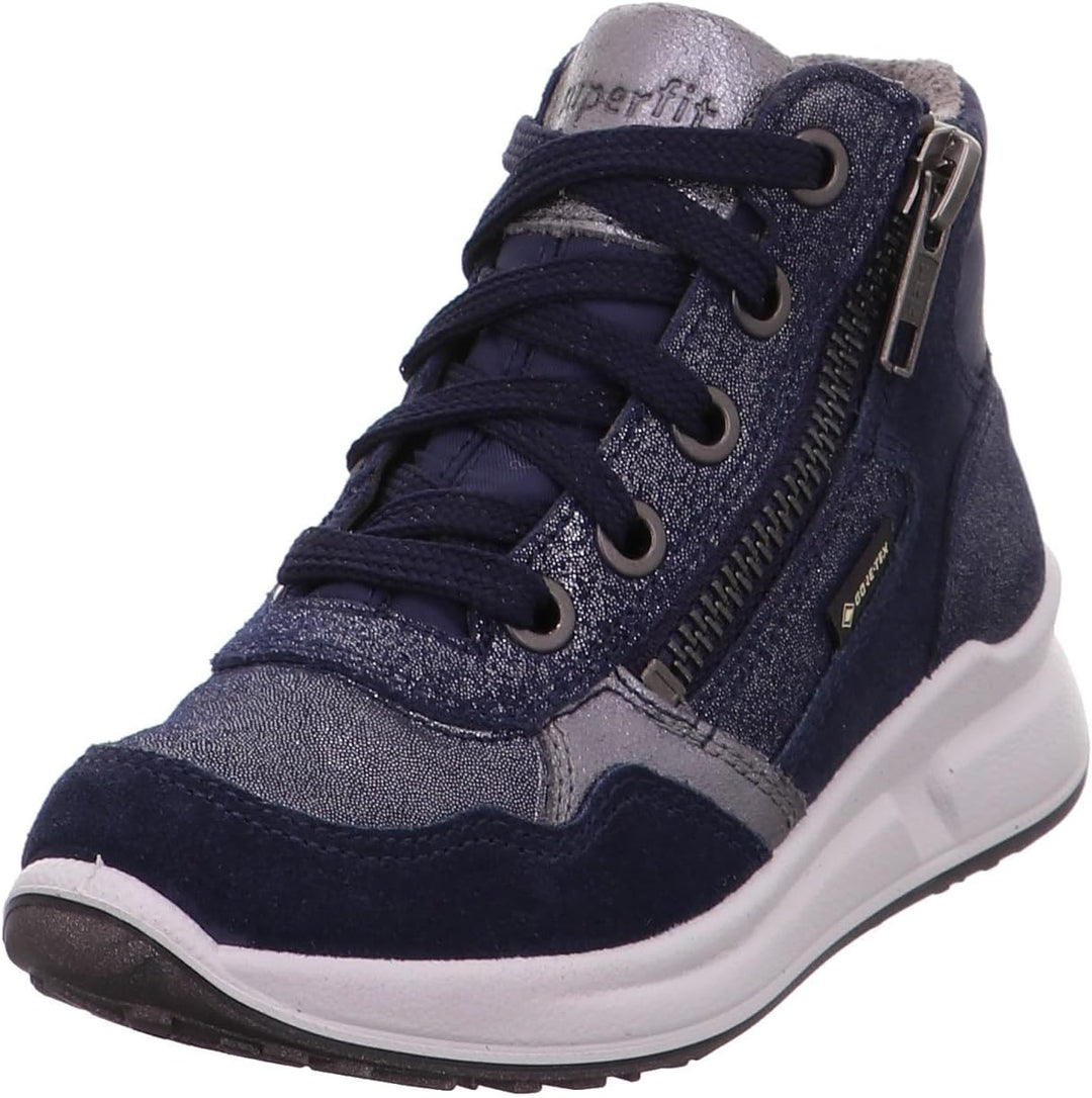 Superfit Mädchen Merida Sneaker 25 EU Blau 8000, 25 EU Blau 8000