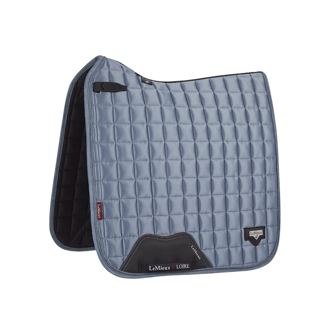 LeMieux Loire Classic Satin Dressage Square Ice Blue Sattelauflage L Eisblaue Loire Classic Square,